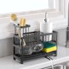 Kitchen Sink Caddy Organizer Sponge Holder for Kitchen Essentials Storage - Default
