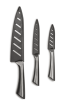 Thyme & Table Non-Stick Coated High Carbon Stainless Steel Carbon Chef's Knives, 3 Piece Set - Coated