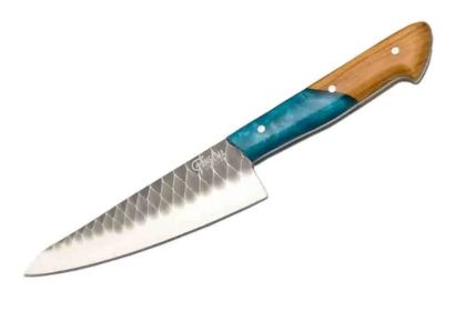 Turquoise | Chef Knife | High CarbonSteel Blade | Faneema Cutlery - 6" Chef Knife