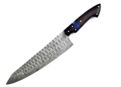 Smoky | Damascus Chef Knife | Precise and Smooth | Faneema Cutlery - 6" Chef Knife