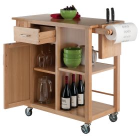 Douglas Utility Kitchen Cart; Natural - 89443