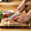 Kitchen 2Pcs Stainless steel Chef Scissor Knife Set - Black - Kitchen Surpplice