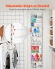 9-Tier Over the Door Pantry Organizer Hanging Storage Rack Adjustable Kitchen - 9 - White