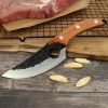 Butcher butcher for meat and bone with small scimitar(USPS Shipping) - Brown - Kitchen Surpplice