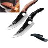Butcher butcher for meat and bone with small scimitar(USPS Shipping) - Black - Kitchen Surpplice