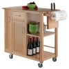 Douglas Utility Kitchen Cart; Natural - 89443