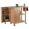 Douglas Utility Kitchen Cart; Natural - 89443