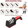 Multifunction Knife Sharpener Handheld Quick Sharpening Stone - Red - Sharpening Stone