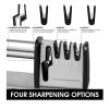 Multifunction Knife Sharpener Handheld Quick Sharpening Stone - Silver - Sharpening Stone