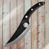 Butcher butcher for meat and bone with small scimitar(USPS Shipping) - Black - Kitchen Surpplice
