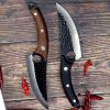 Butcher butcher for meat and bone with small scimitar(USPS Shipping) - Black - Kitchen Surpplice