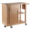 Douglas Utility Kitchen Cart; Natural - 89443